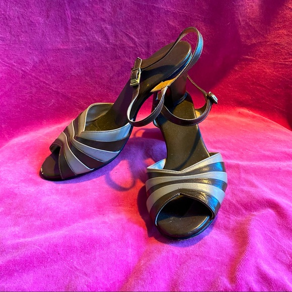 VINTAGE sling back sandals - Picture 3 of 6